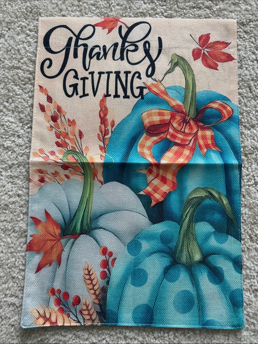 Thanksgiving Decorative Garden Flag